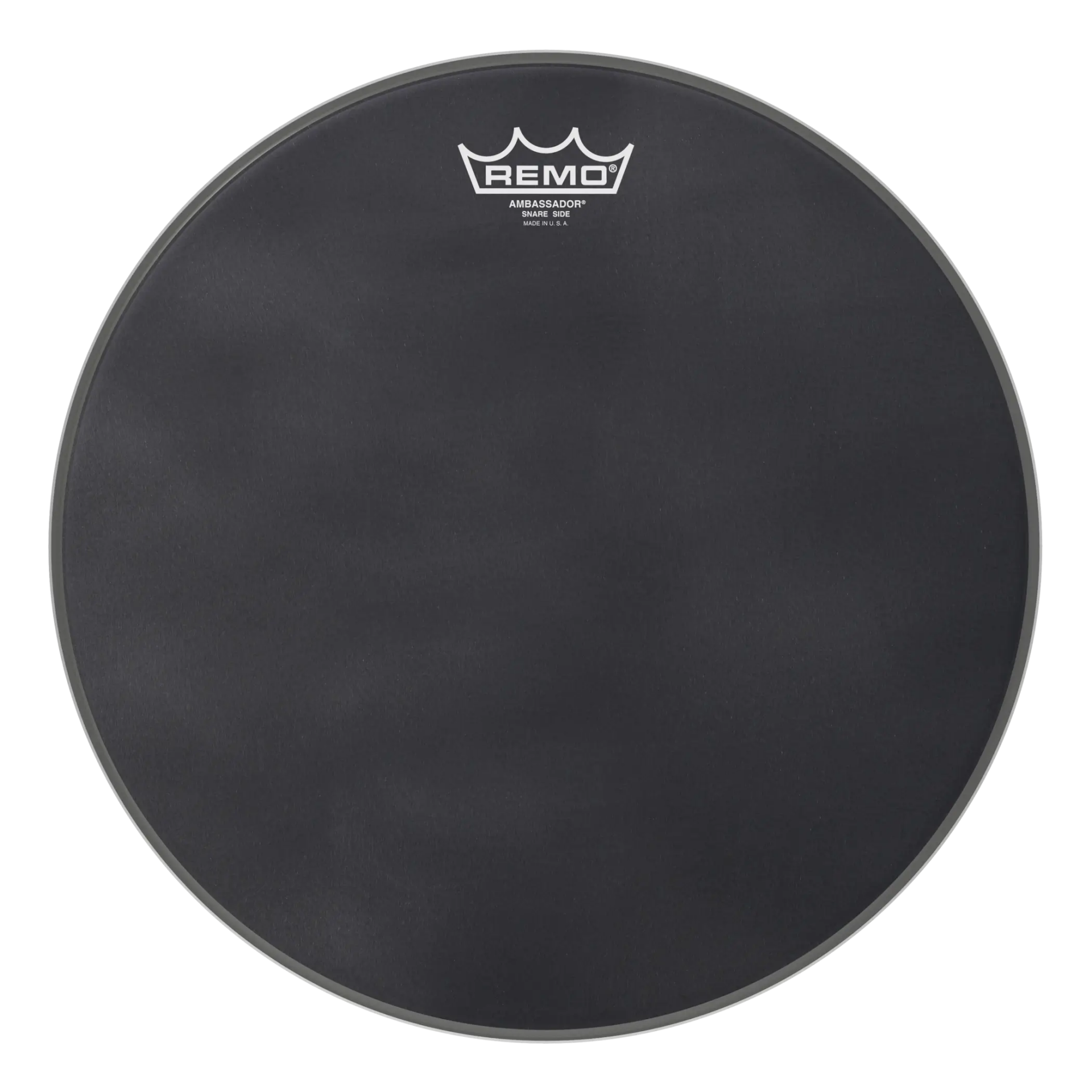 레모 엠버서더 블랙 스웨이드 스네어 사이드(하피, 버텀) 헤드 14인치 REMO Ambassador Black Suede Snare Side 14"