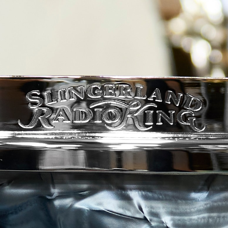 [입고전][예약가능] 슬링거랜드 라디오킹 스네어 드럼 14 x 7 골드 글래스 랩 피니시 Radio King Snare Drum, 7x14″