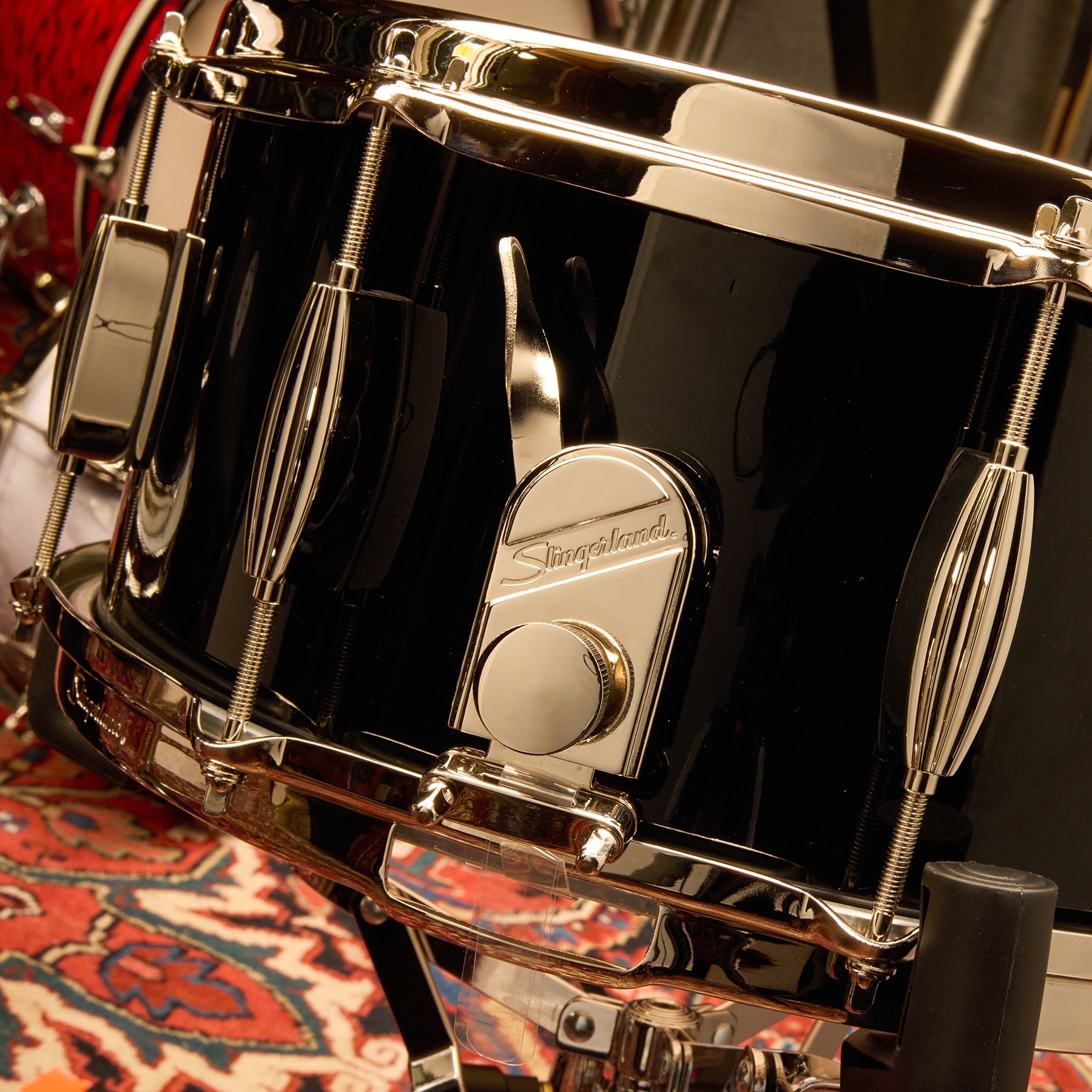 [입고전][예약가능] 슬링거랜드 스튜디오킹 스네어 드럼 14 x 6.5 벤튜라 샌드 락커 Slingerland Studio King Snare Drum, 6.5x14