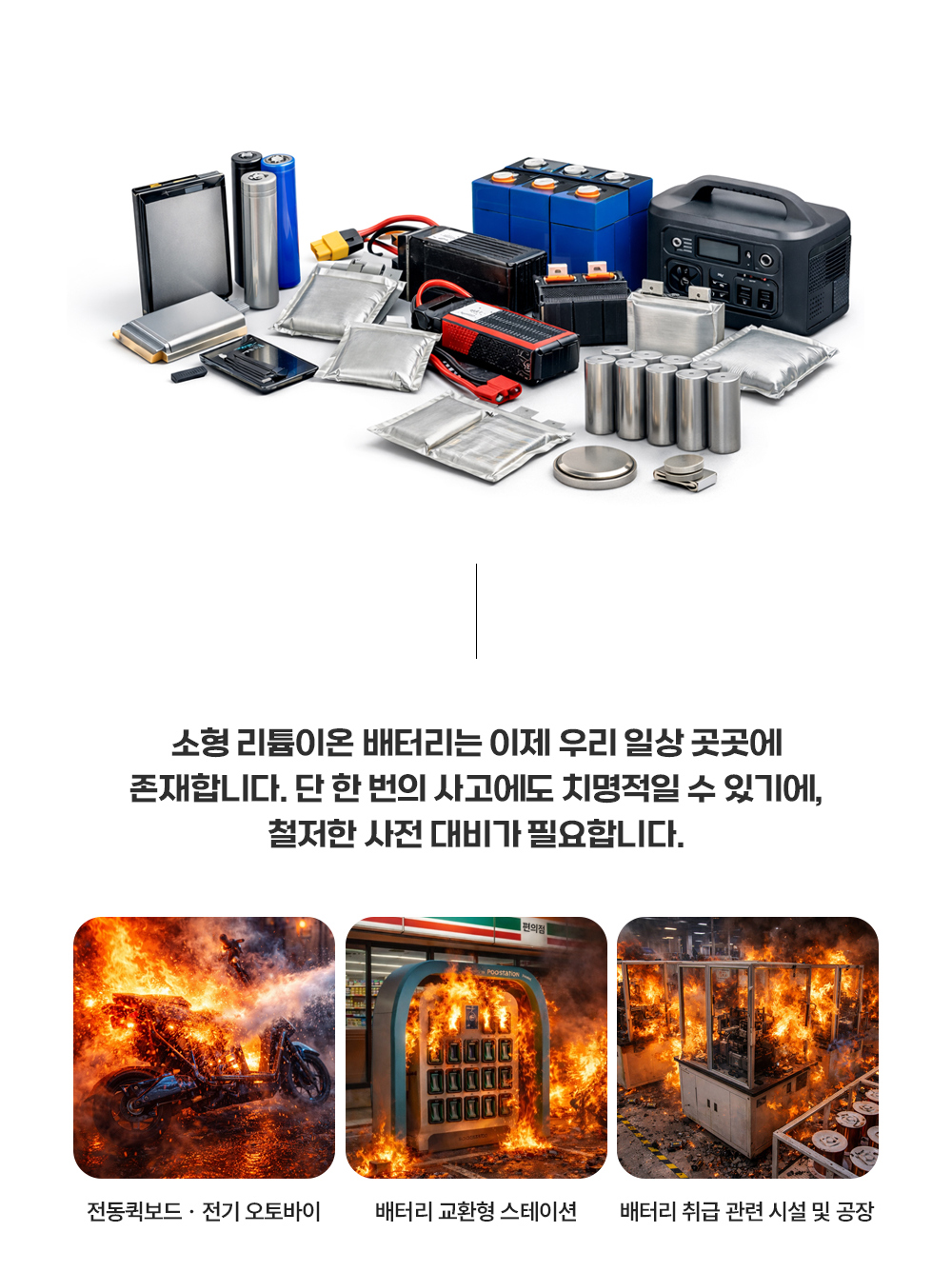 리튬이온배터리소화기 3L