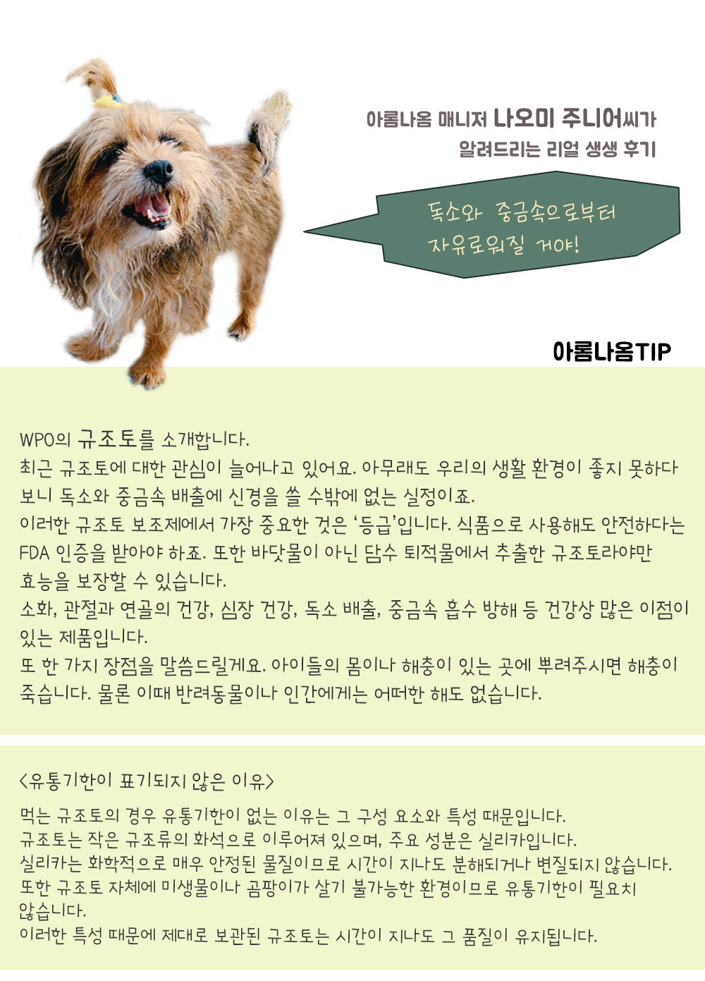WPO 천연 구충 규조토 116g