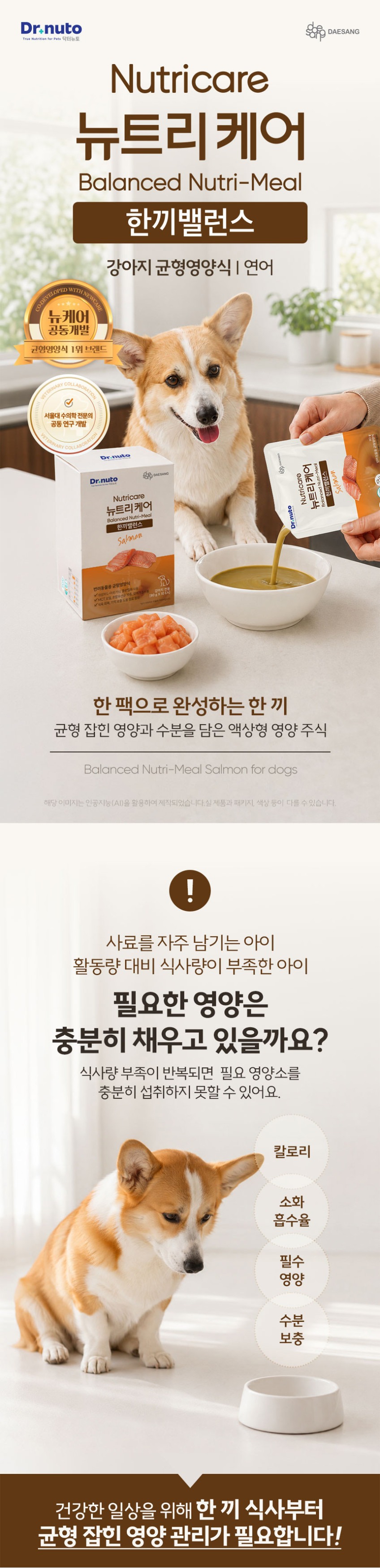 닥터뉴토 뉴트리케어 한끼밸런스 연어 80g