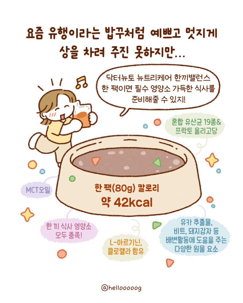 닥터뉴토 뉴트리케어 한끼밸런스 치킨 80g