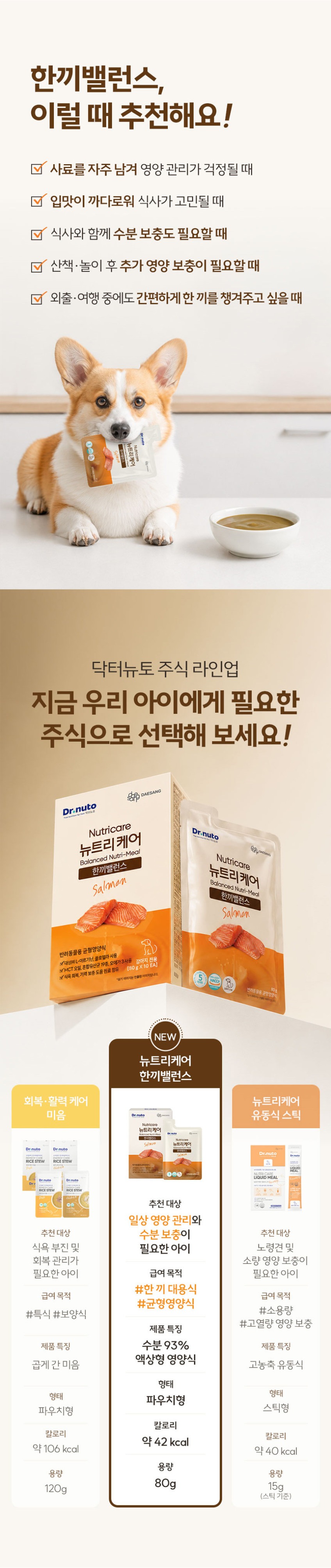 닥터뉴토 뉴트리케어 한끼밸런스 연어 80g