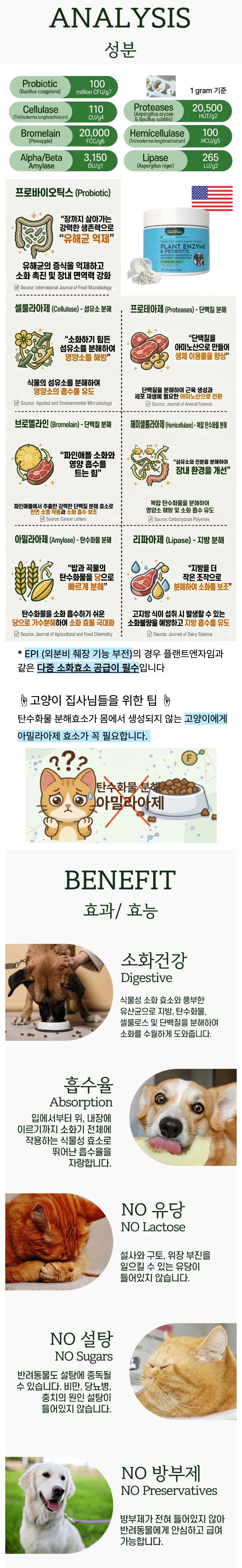 애니멀에센셜 플랜트엔자임 & 프로바이오틱스 100ml
