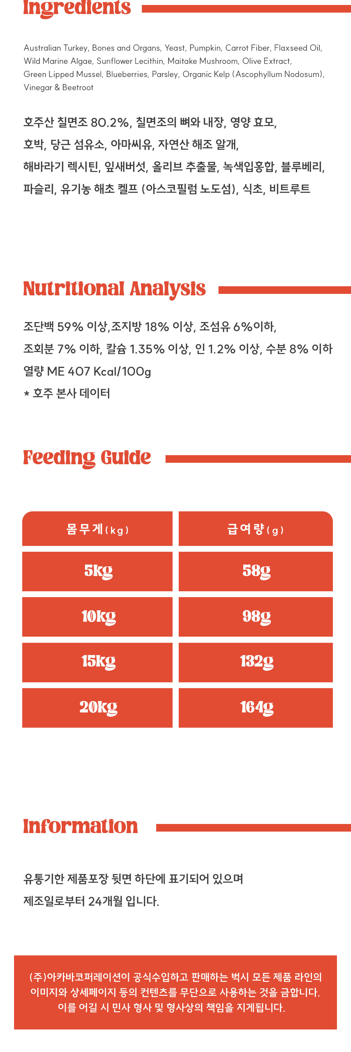 벅시 에어드라이드 칠면조 전연령 사료 1.1kg