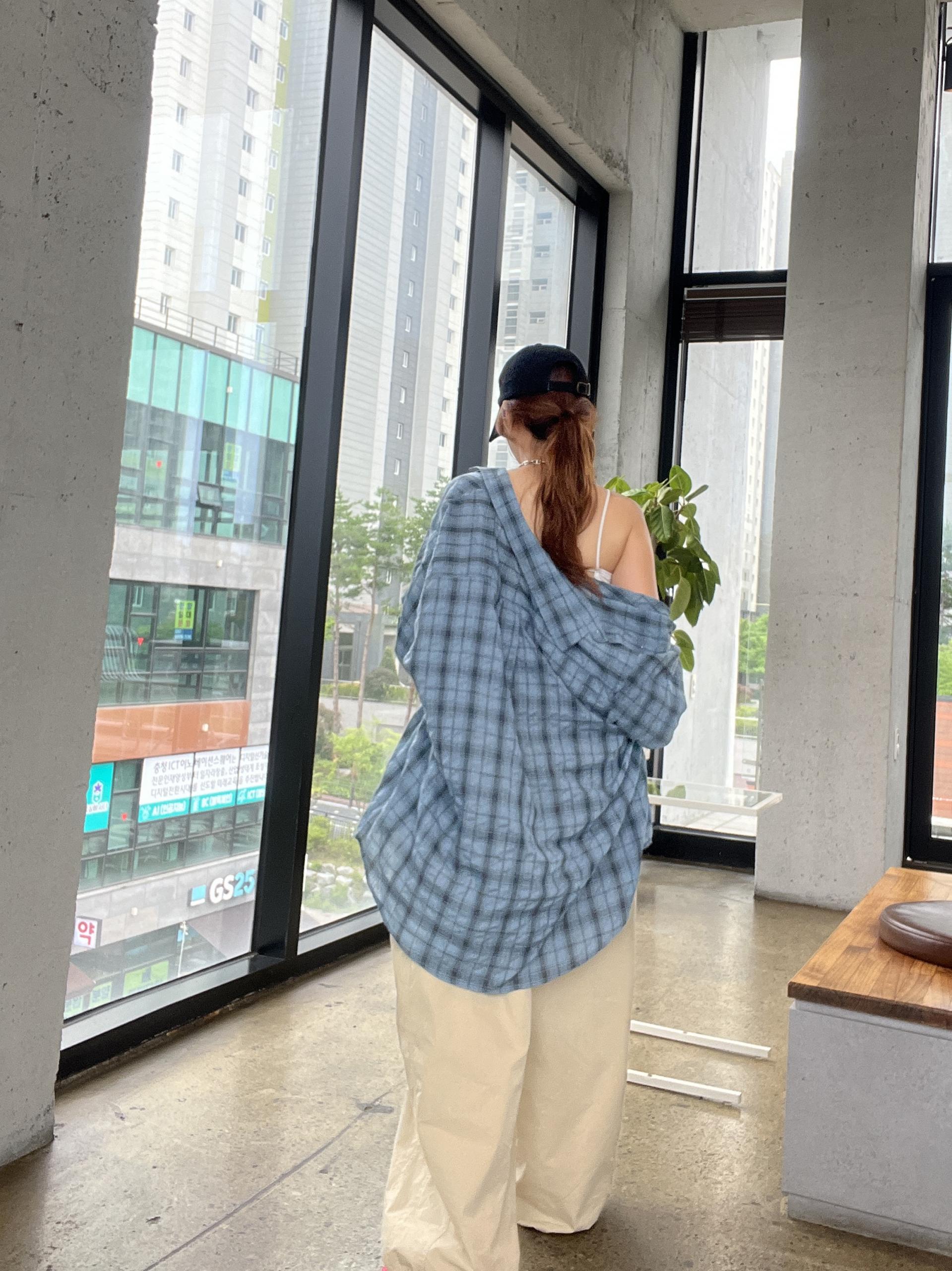 체크오버셔츠