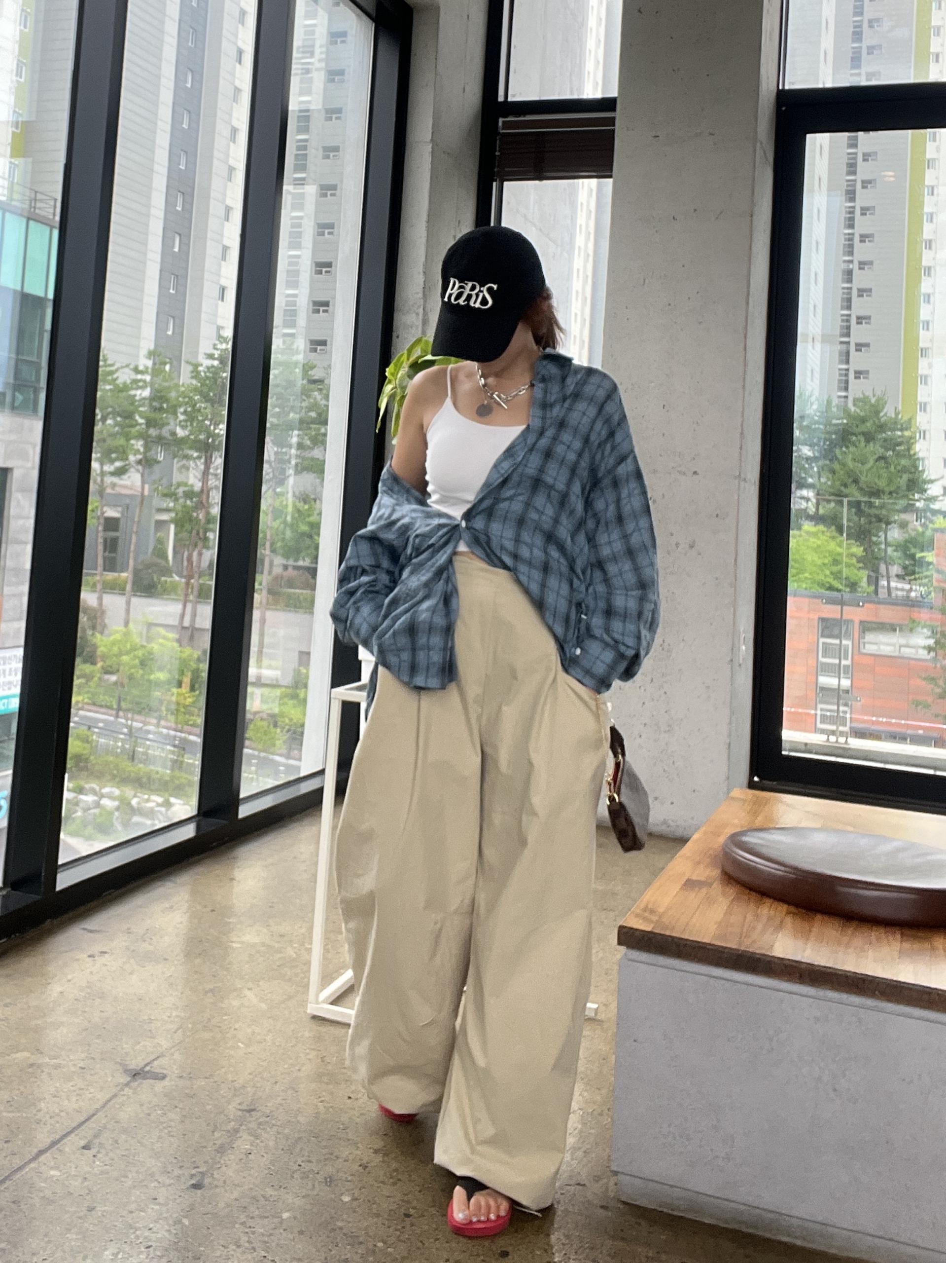 체크오버셔츠