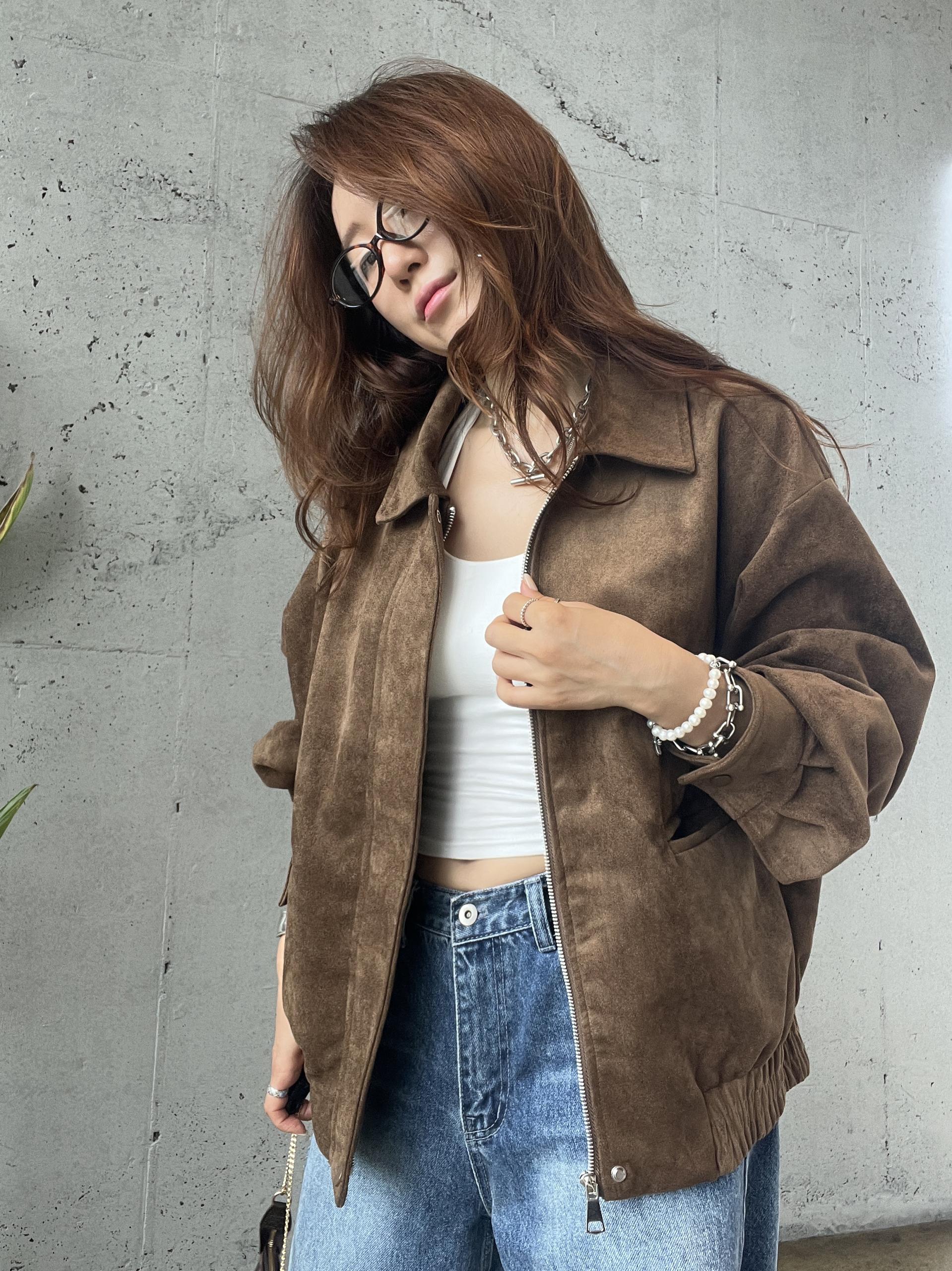 초이스스웨이드자켓
