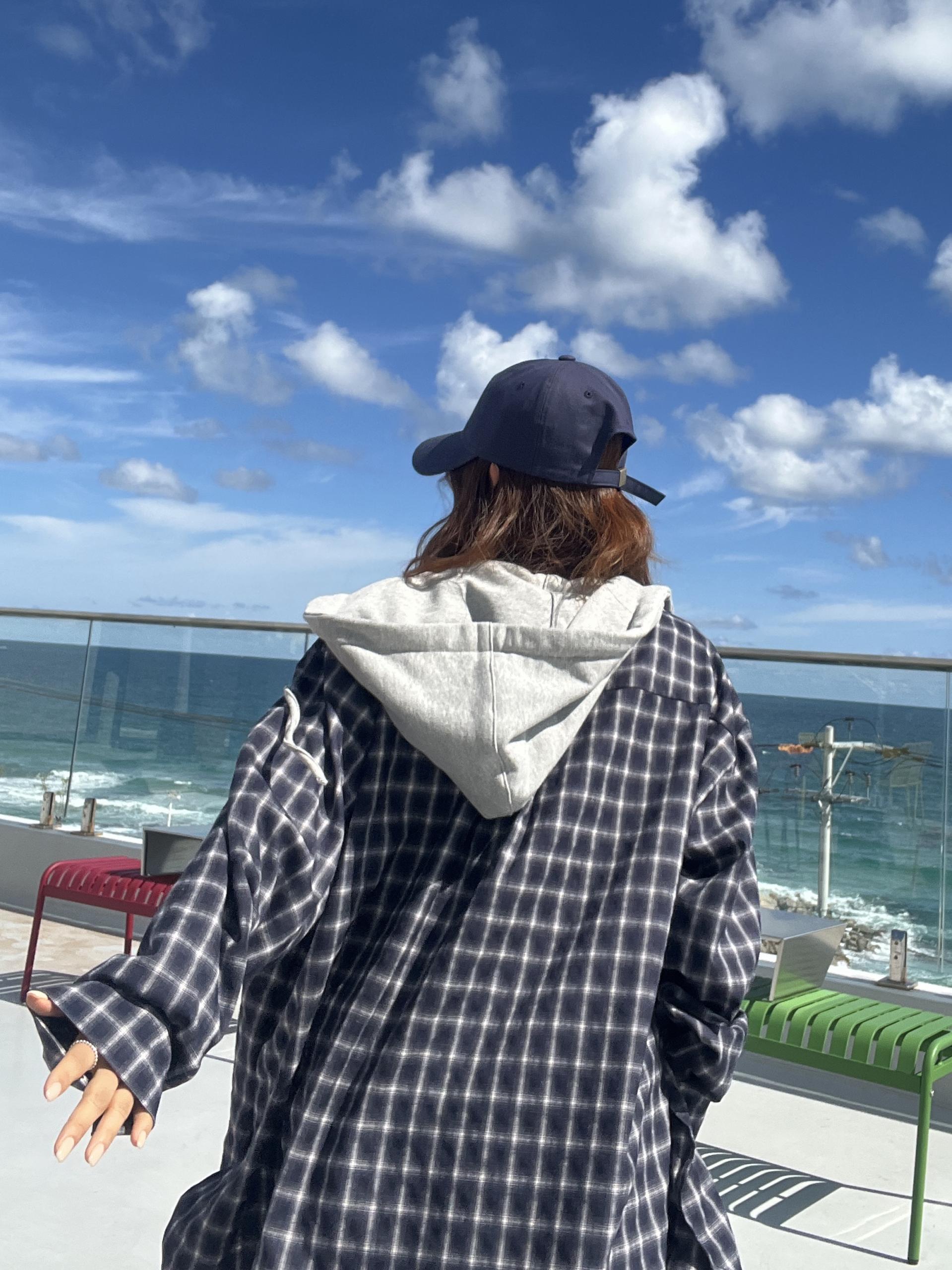 풀후드체크남방