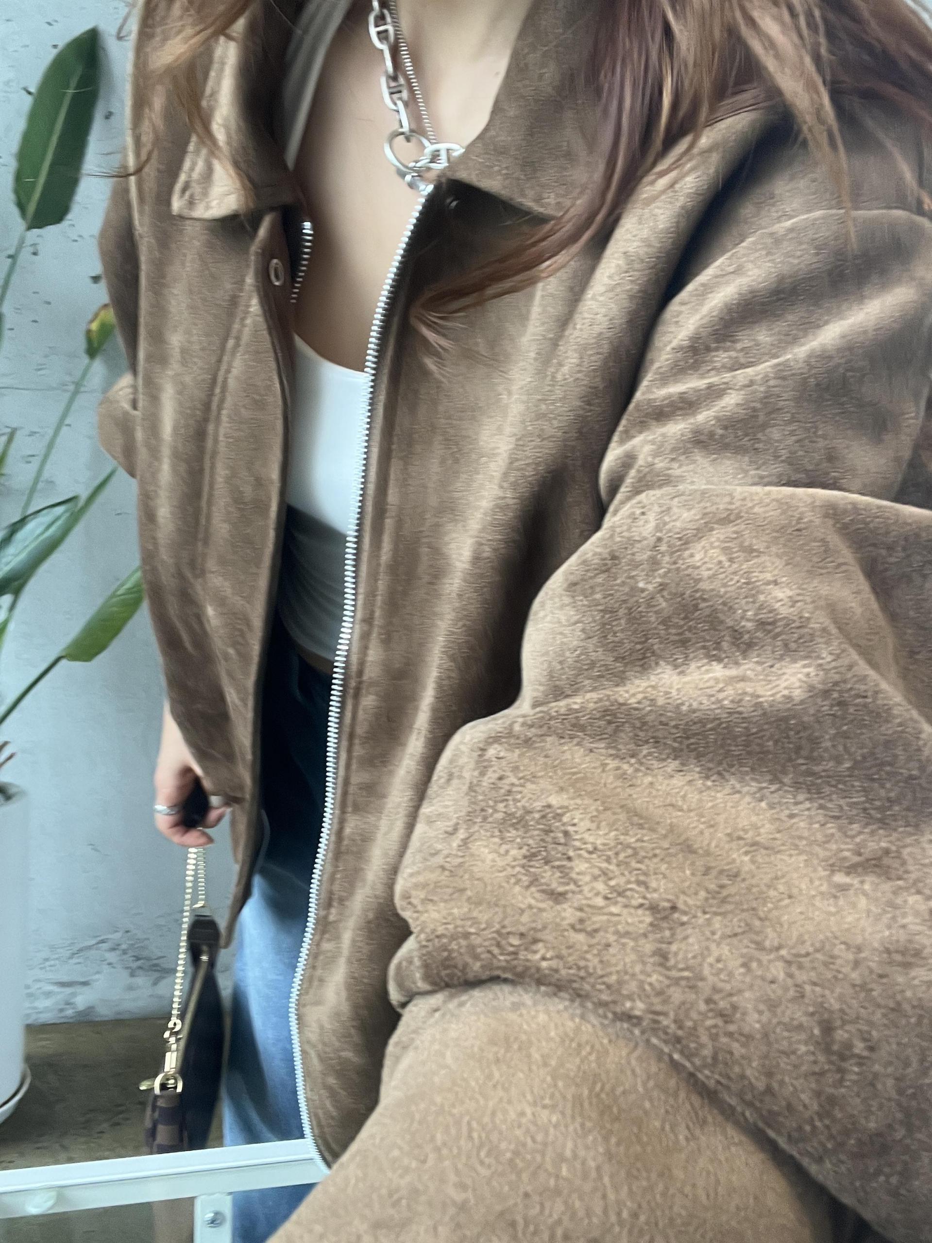 초이스스웨이드자켓
