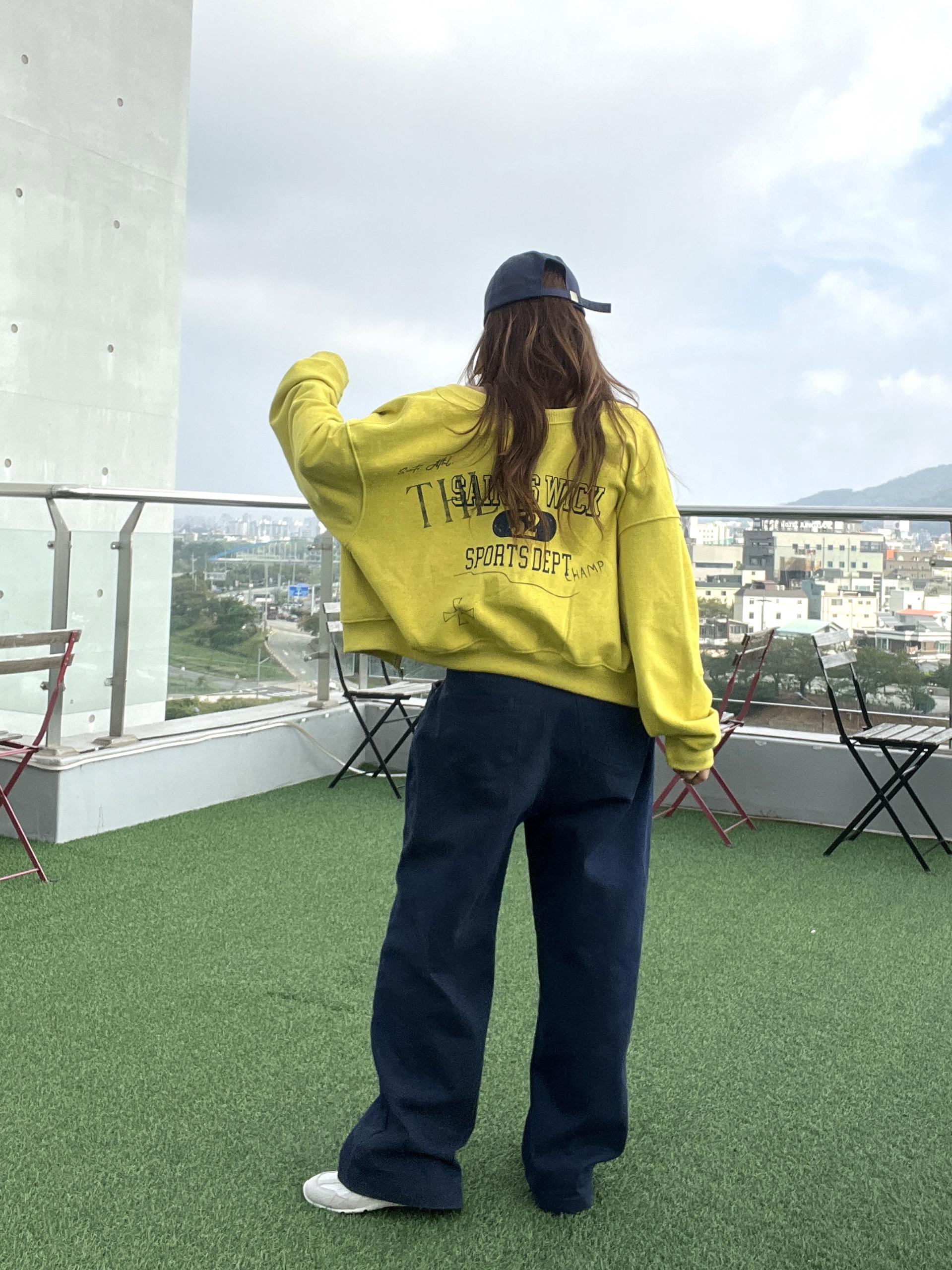 배색큐팬츠