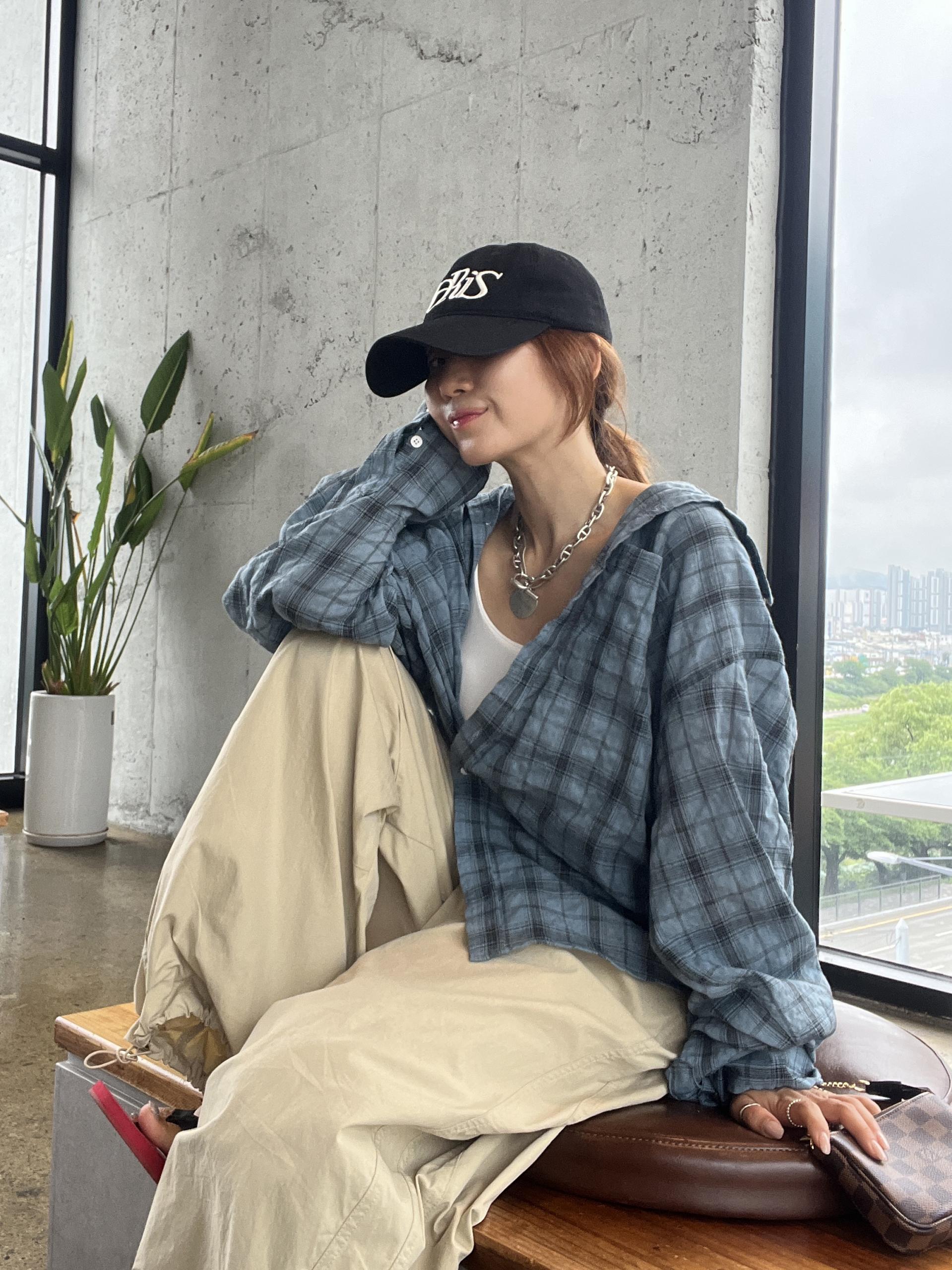 체크오버셔츠