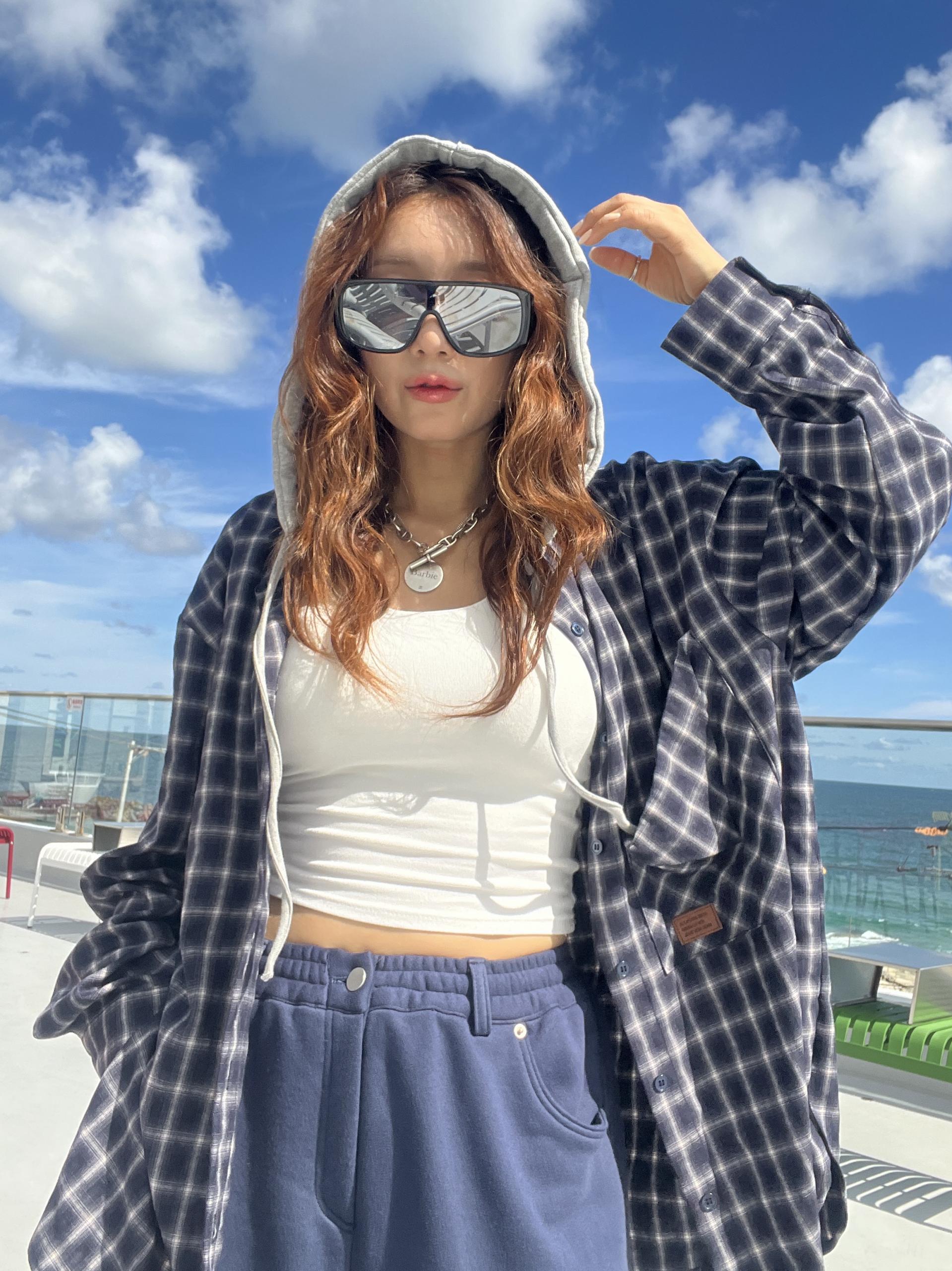 풀후드체크남방