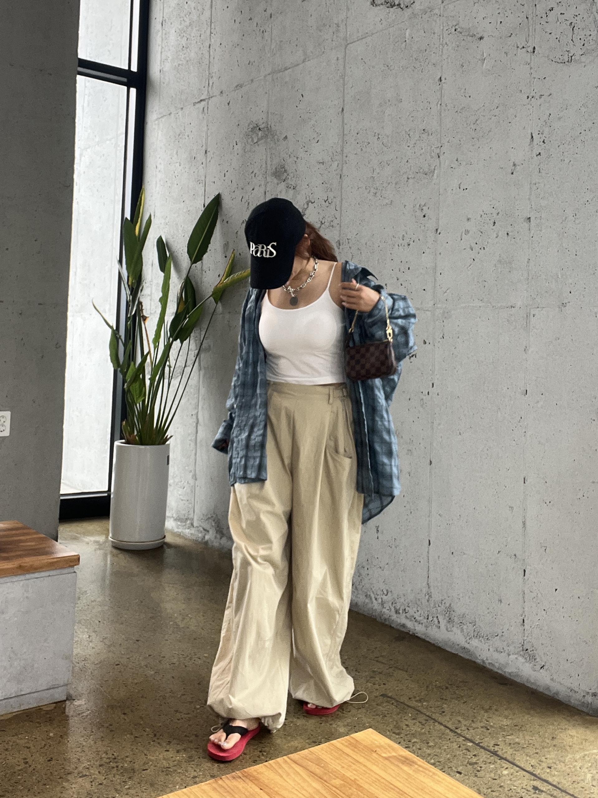 체크오버셔츠