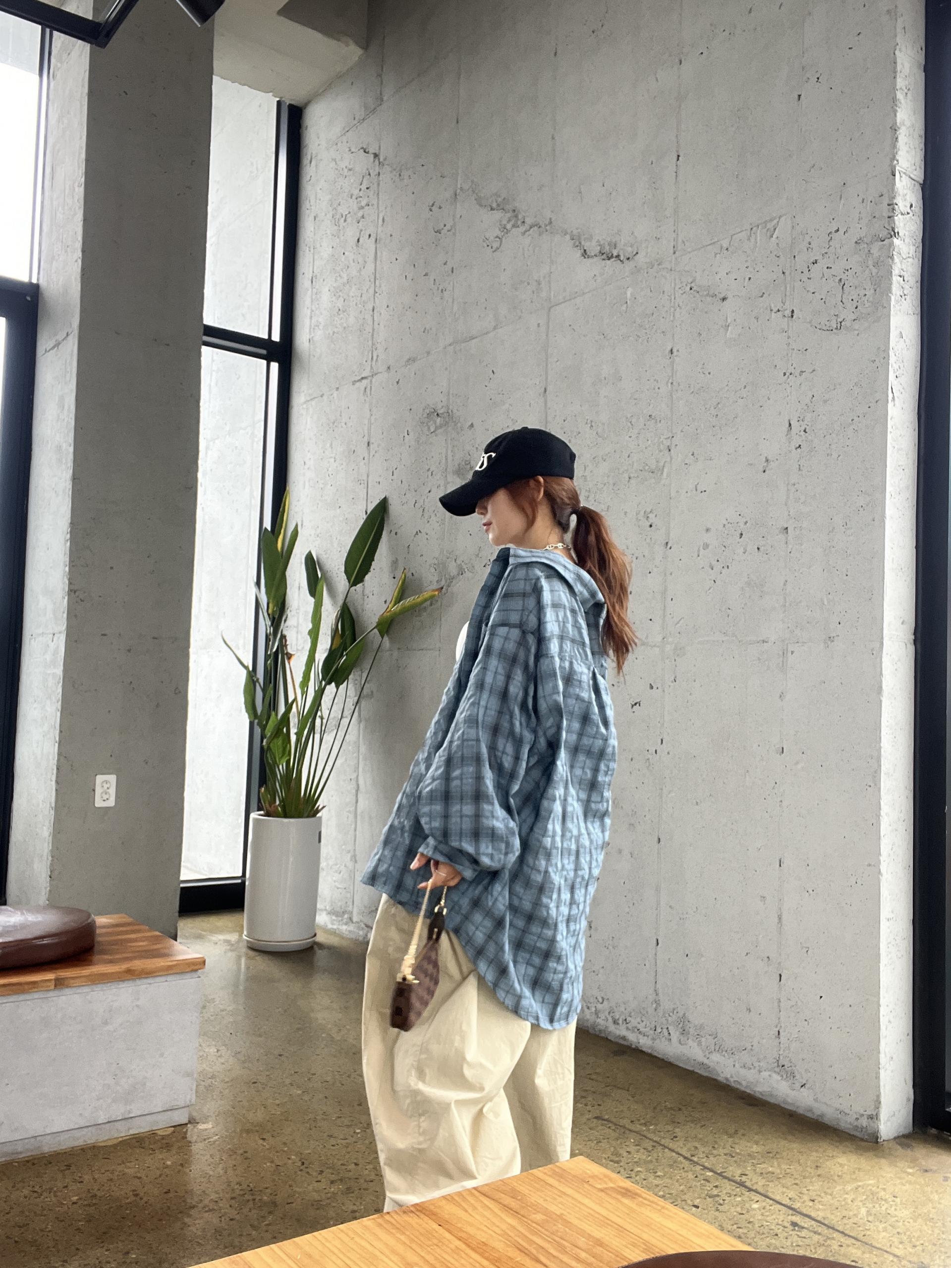 체크오버셔츠