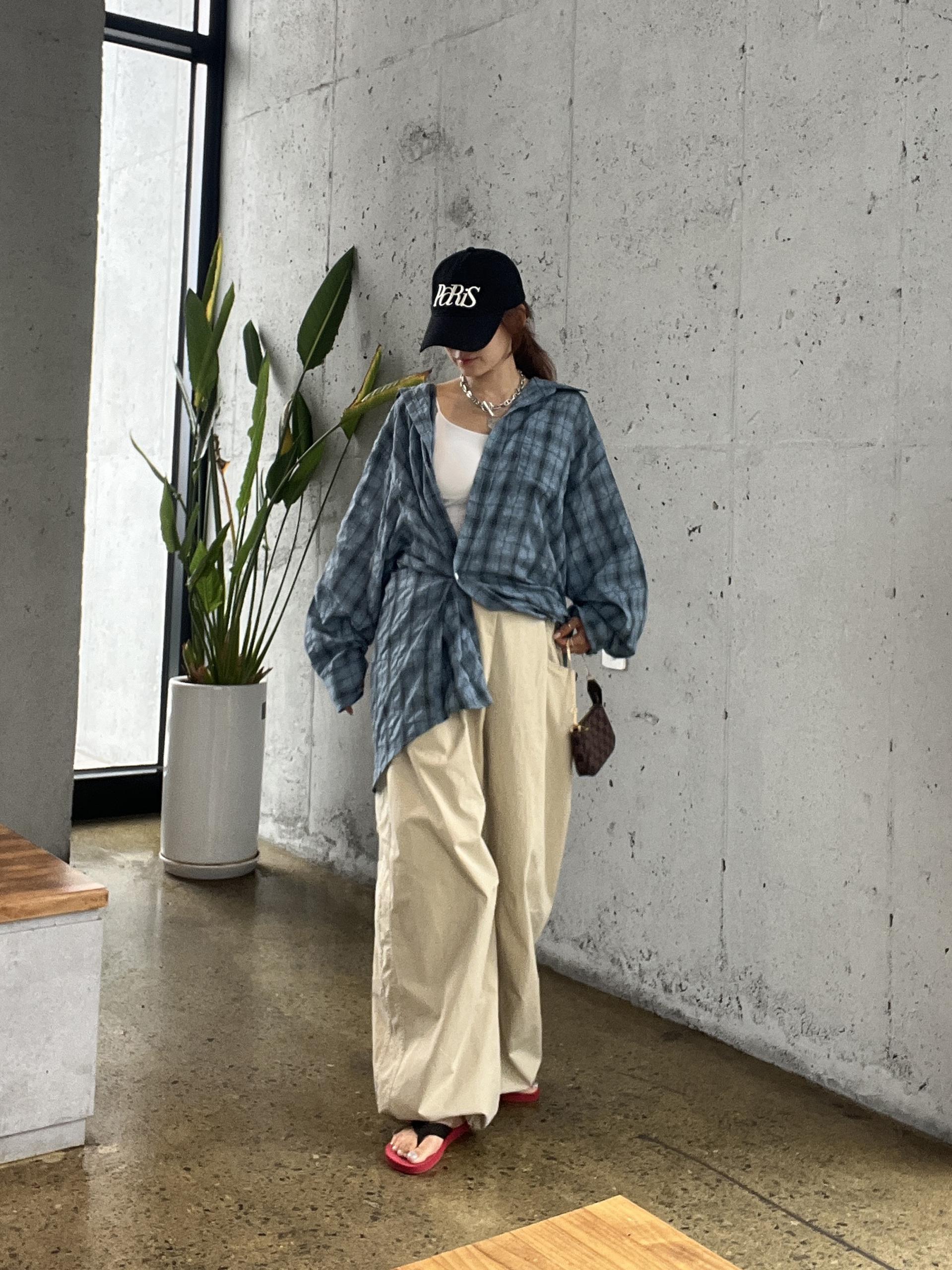 체크오버셔츠