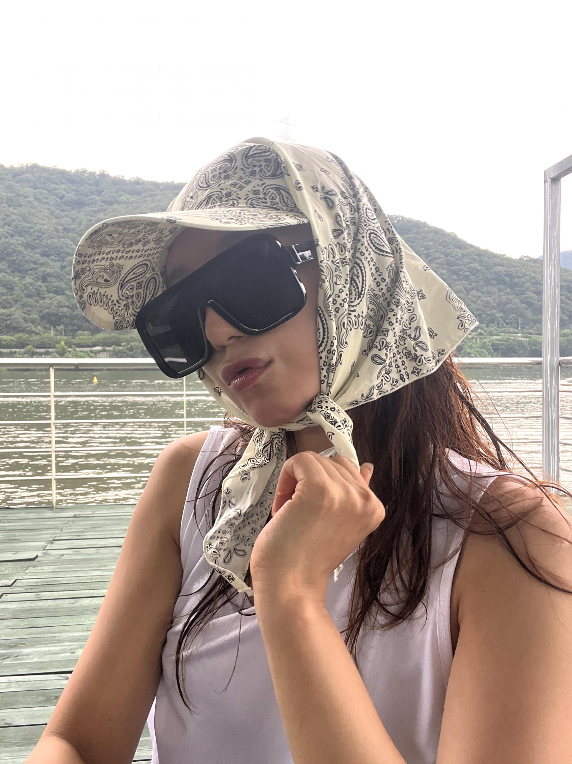 페이즐리반다나 볼캡