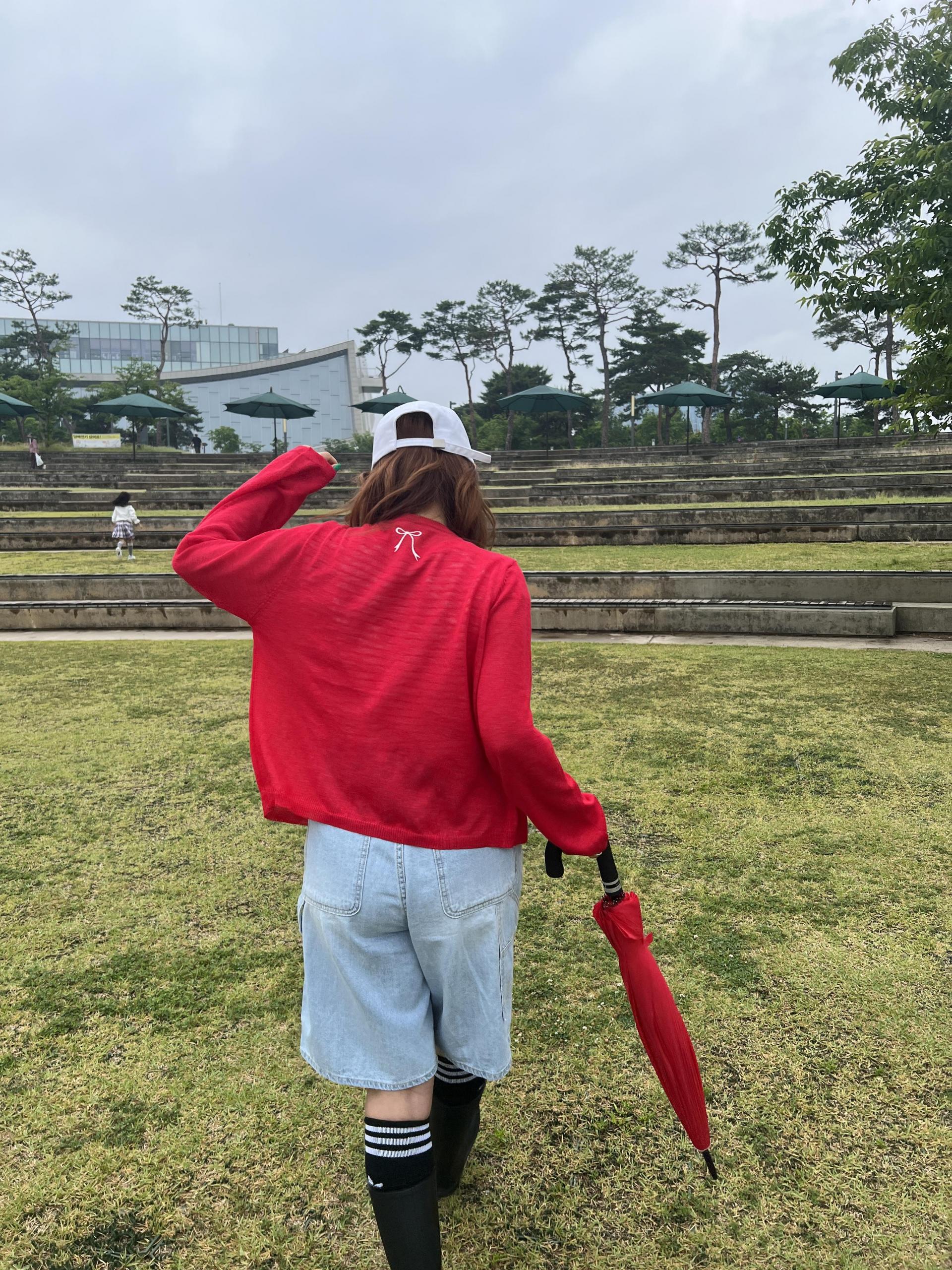 리본쿨에어컨가디건