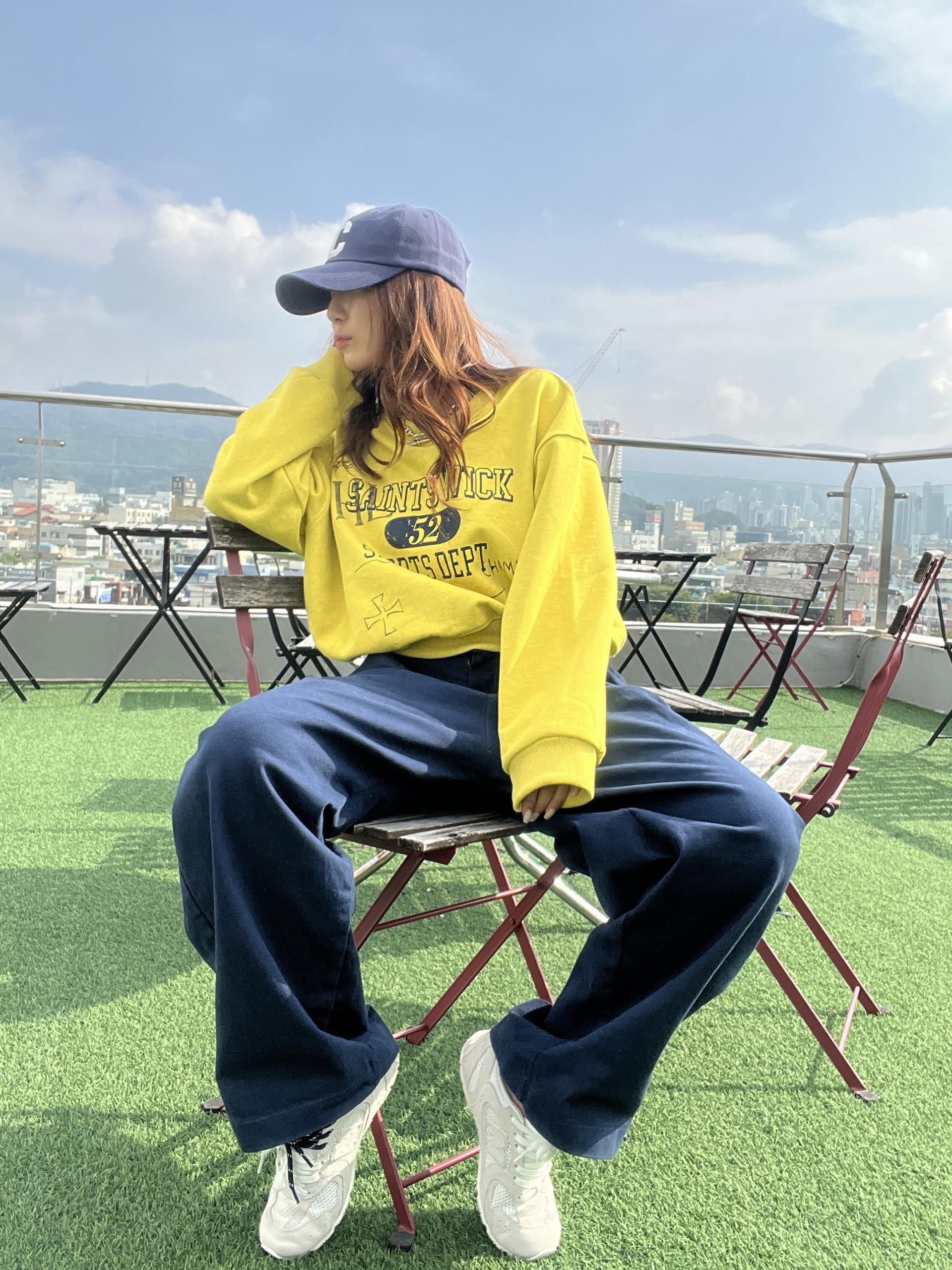 배색큐팬츠