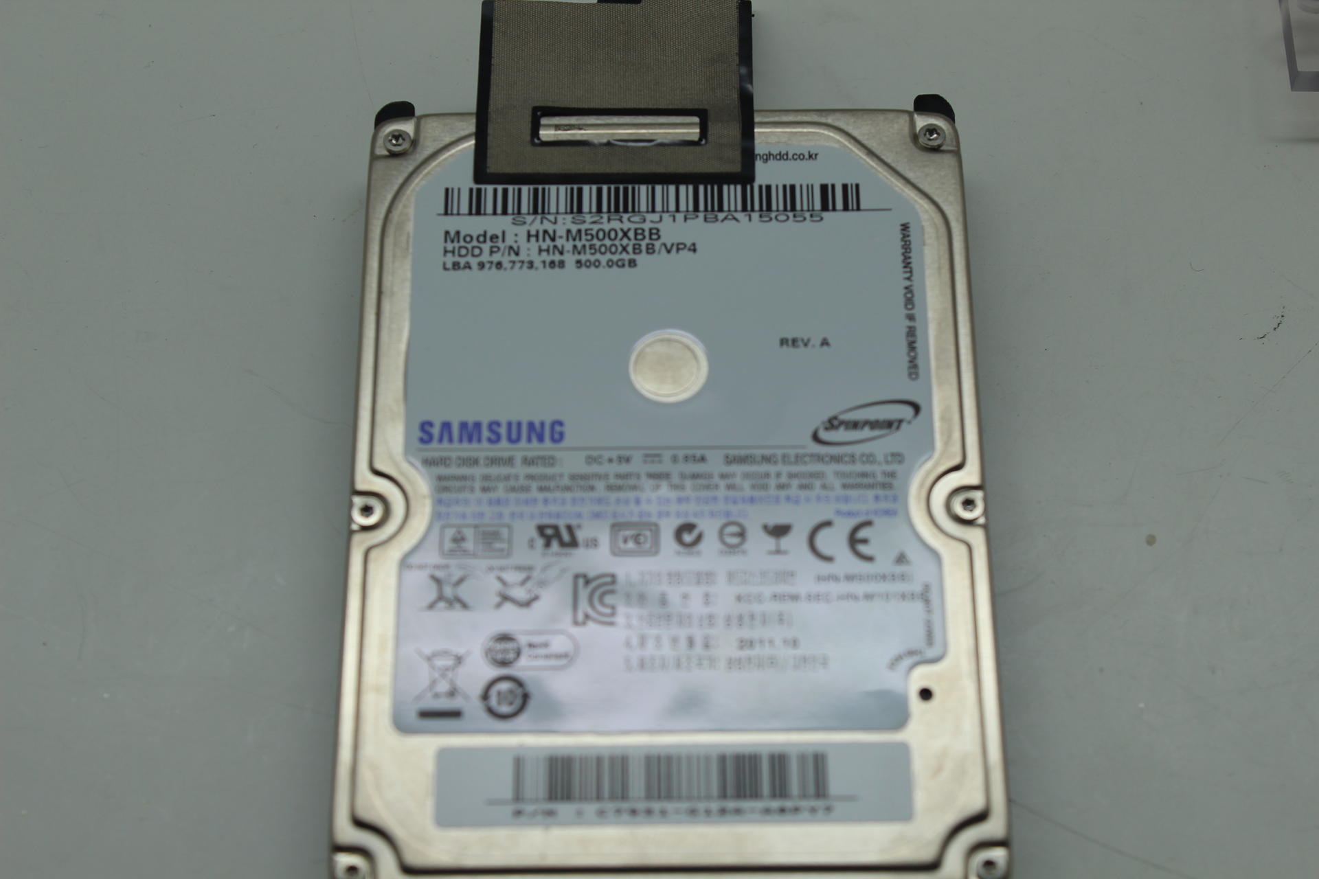 PCB 연결 단자 손상 삼성 외장하드 500GB 데이터복구 (HN-M500XBB) : 데이터세이브 부산데이터 복구