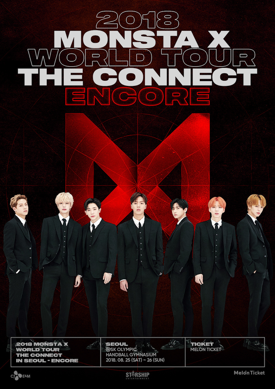 MONSTA X WORLD TOUR 'THE CONNECT' Encore Main poster : VBstudio