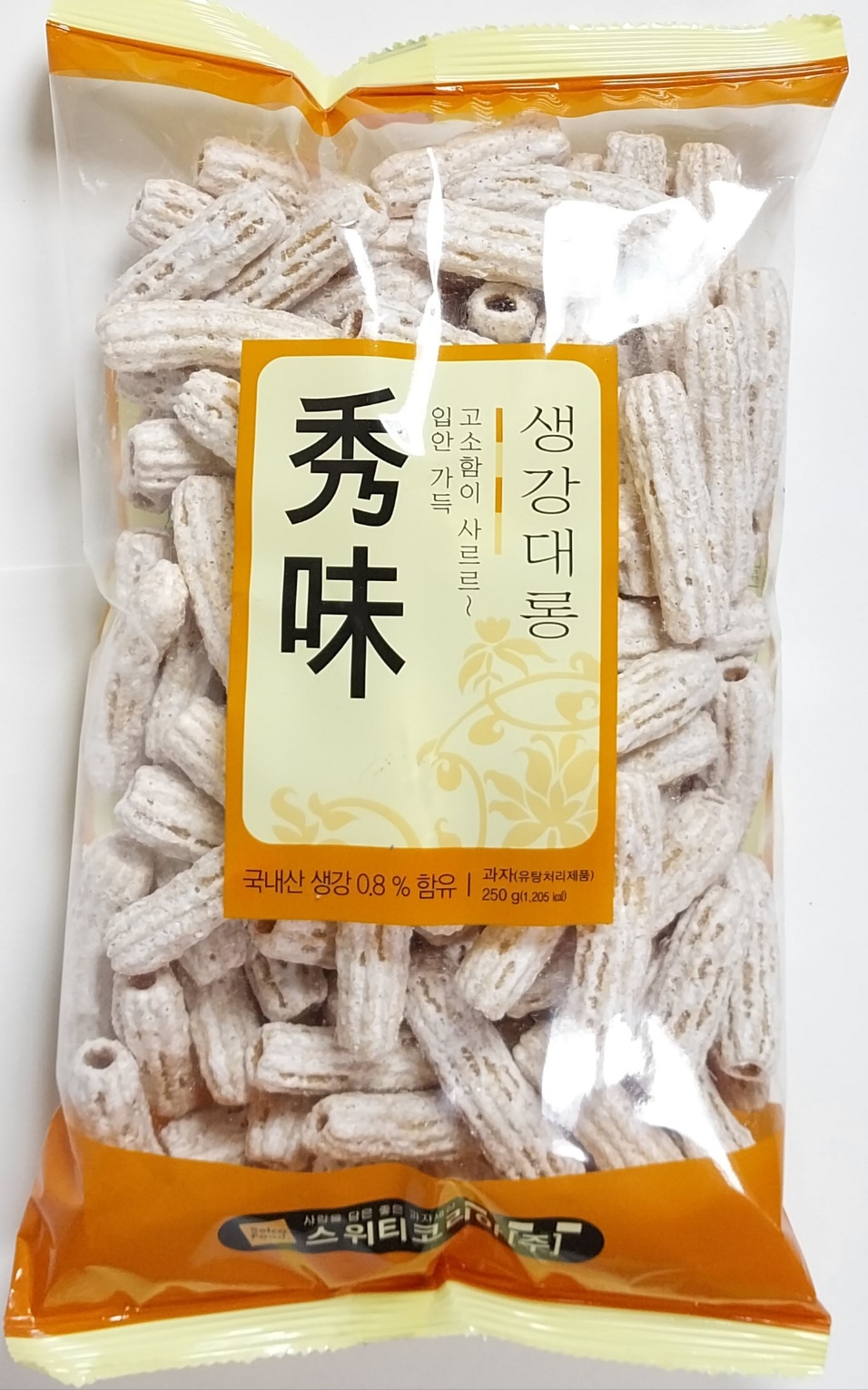 [무료배송] 스위티코리아 수미 생강대롱 250g x 12개 : 건어물나라