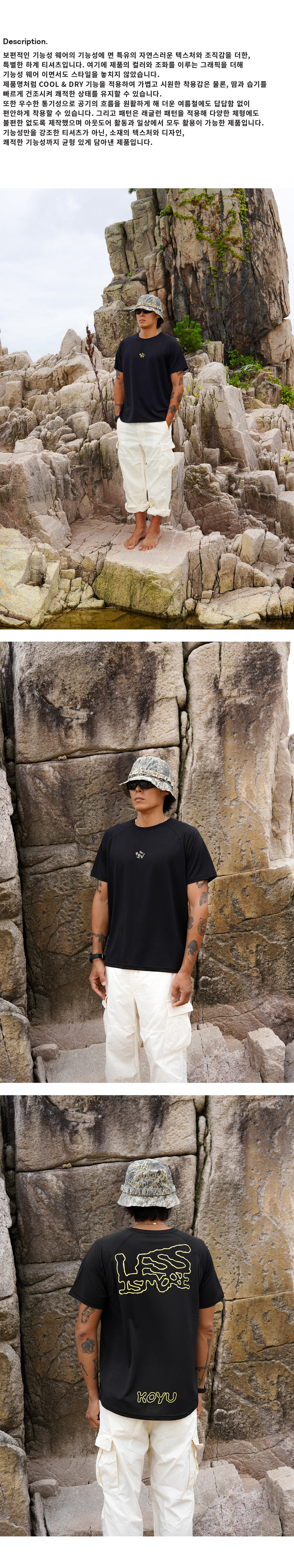 COOL DRY SHORT SLEEVE (BLACK)