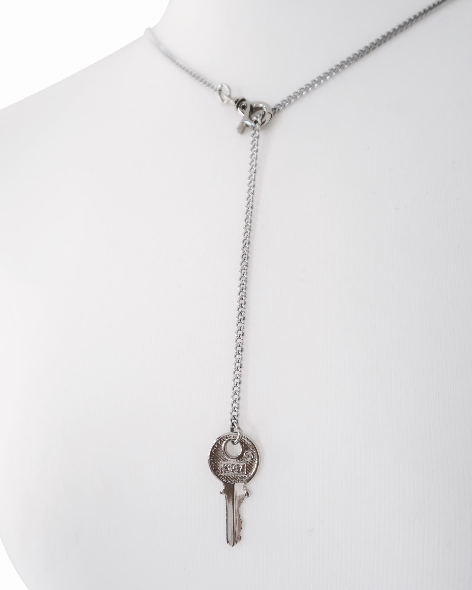 MINI KEY LONG CHAIN CHOKER