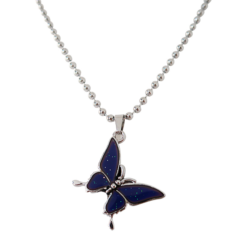 TEMPERATURE BUTTERFLY NECKLACE