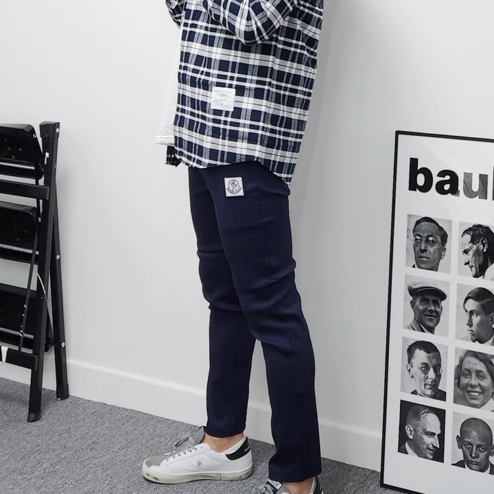 [국내배송] 몽클레* 감마블루 면스판 9부 팬츠