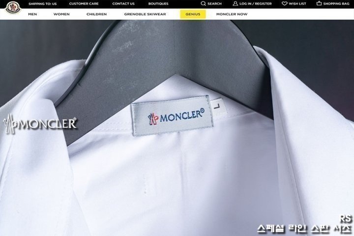 [국내배송] 몽클레* 스폐셜 라인 스판 셔츠