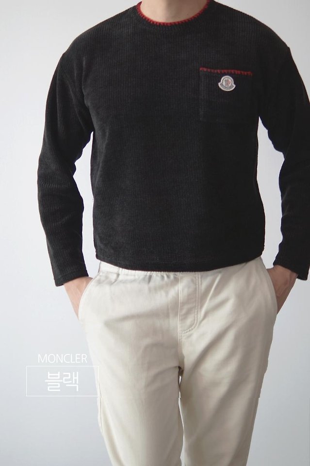 [국내배송] 몽클레* 벨로아 크롭니트티