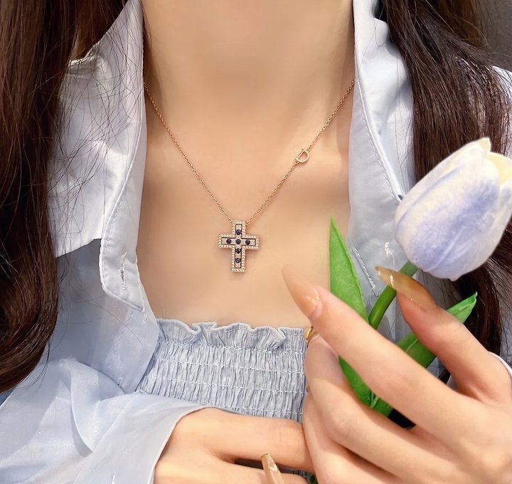 [국내배송] 다미아* 벨에포크 블루 다이아몬드 목걸이