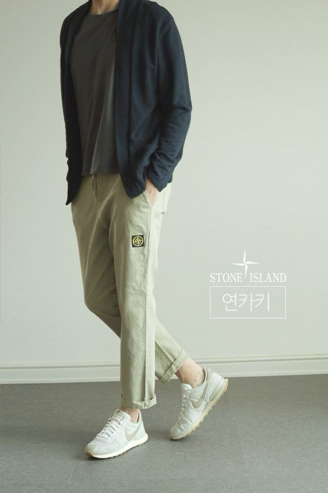 [국내배송] 스톤아일랜* 면밴딩 팬츠