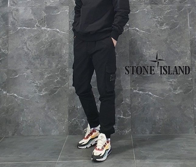 [국내배송] 스톤아일랜* 스냅포인트 신형 포켓 조거 팬츠