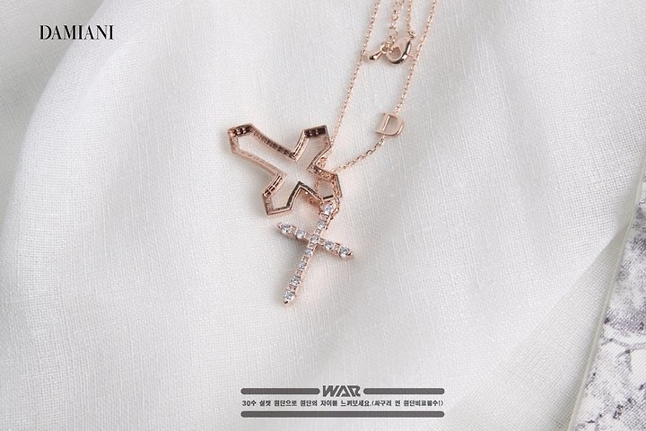 [국내배송] 다미아* 벨에포크 크라운 다이아몬드 목걸이