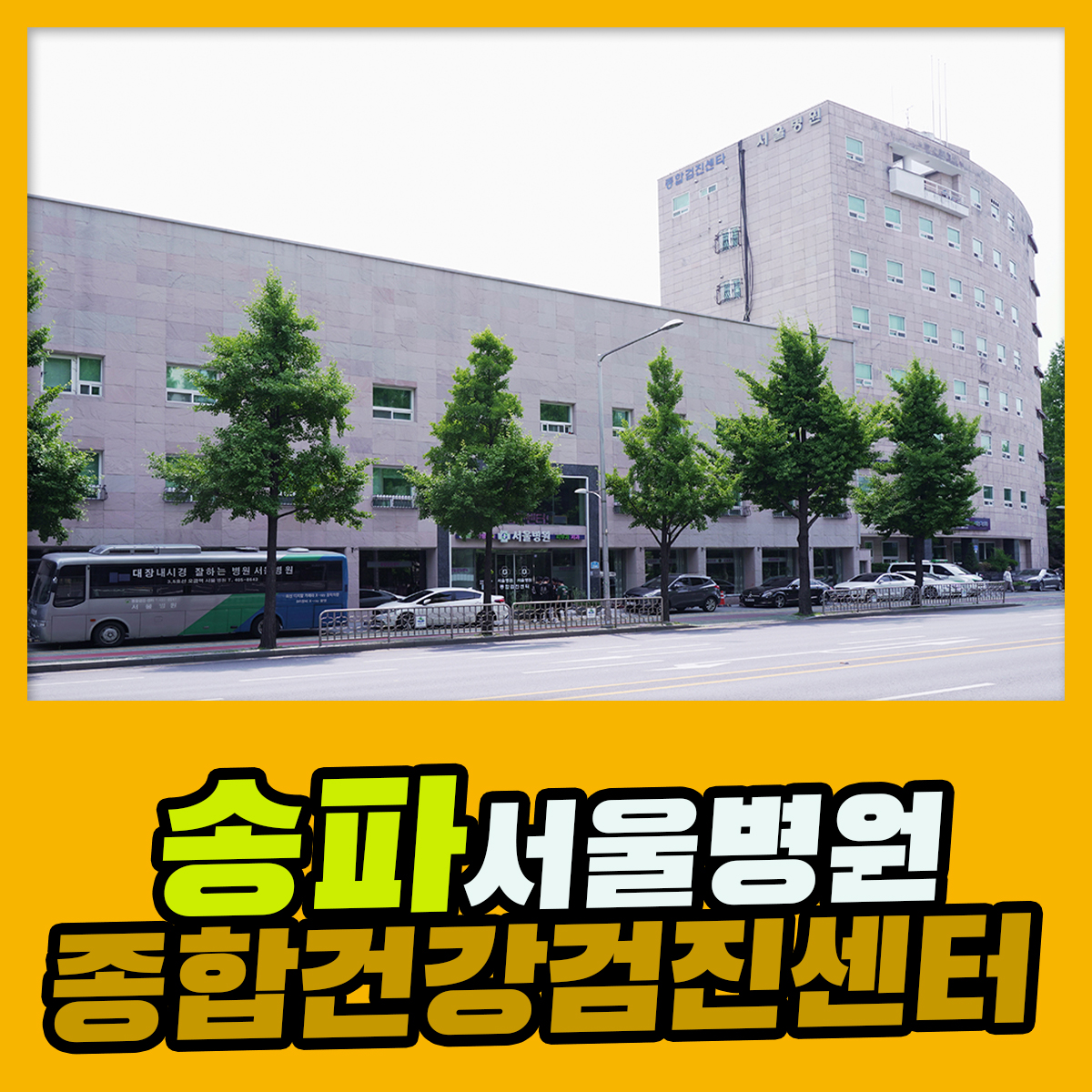 송파 종합 건강검진센터 / 서울병원에서 효과적인 건강검진 : 건강검진정보