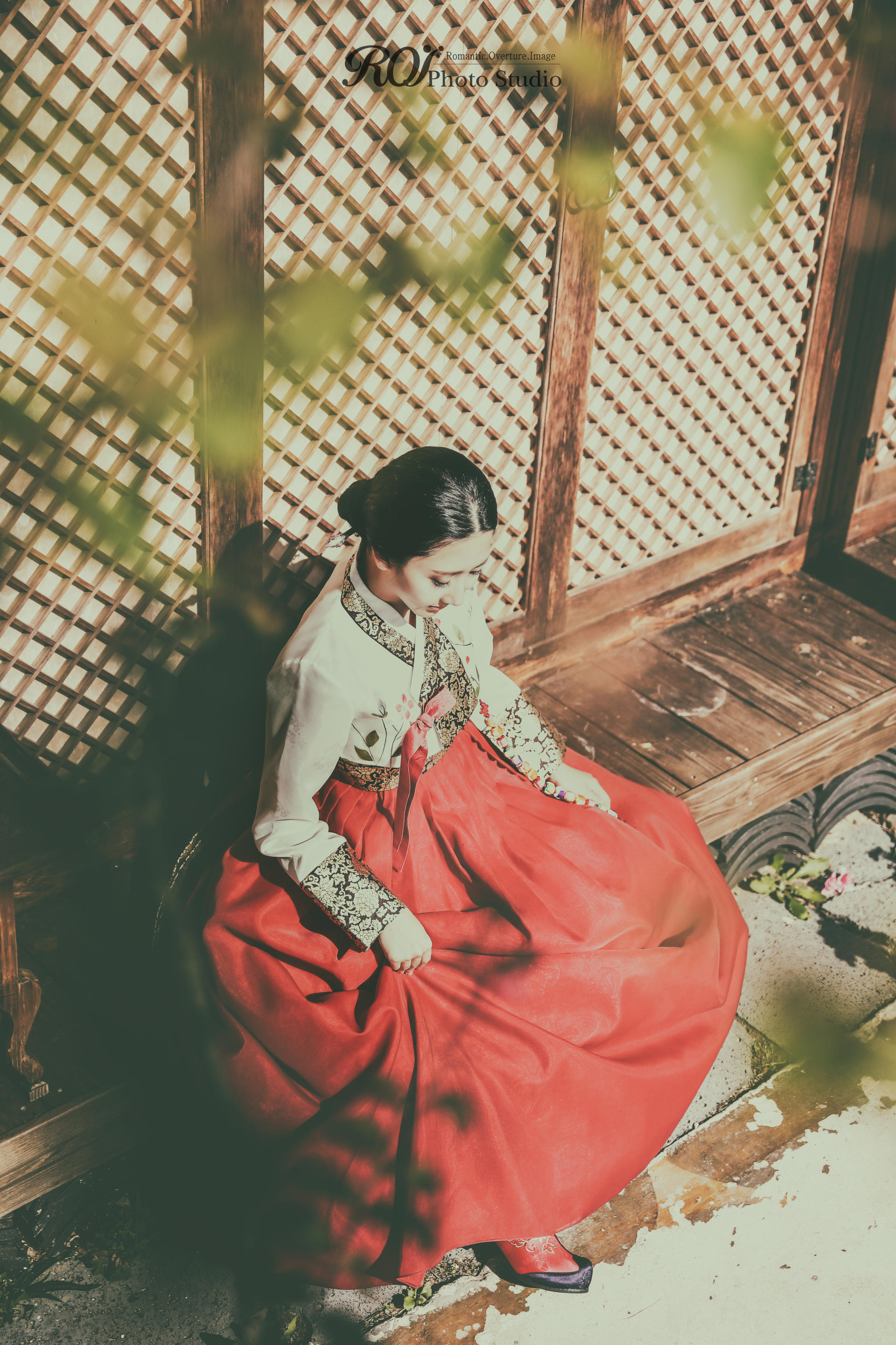 Woman in Traditional Ethnic Dress Posing on Black Background · Free Stock  Photo