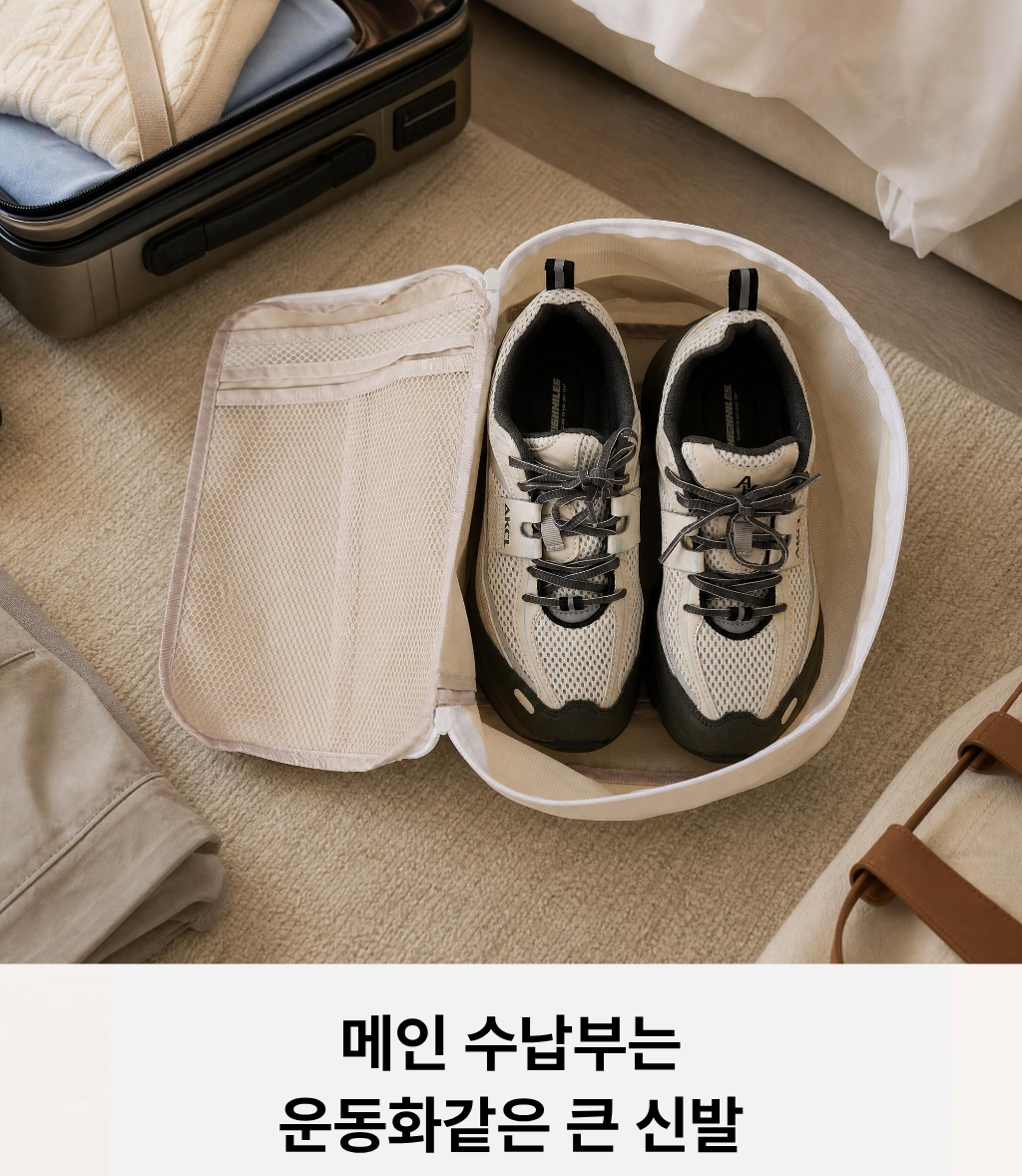 슈즈 파우치 라이트 - 베이지