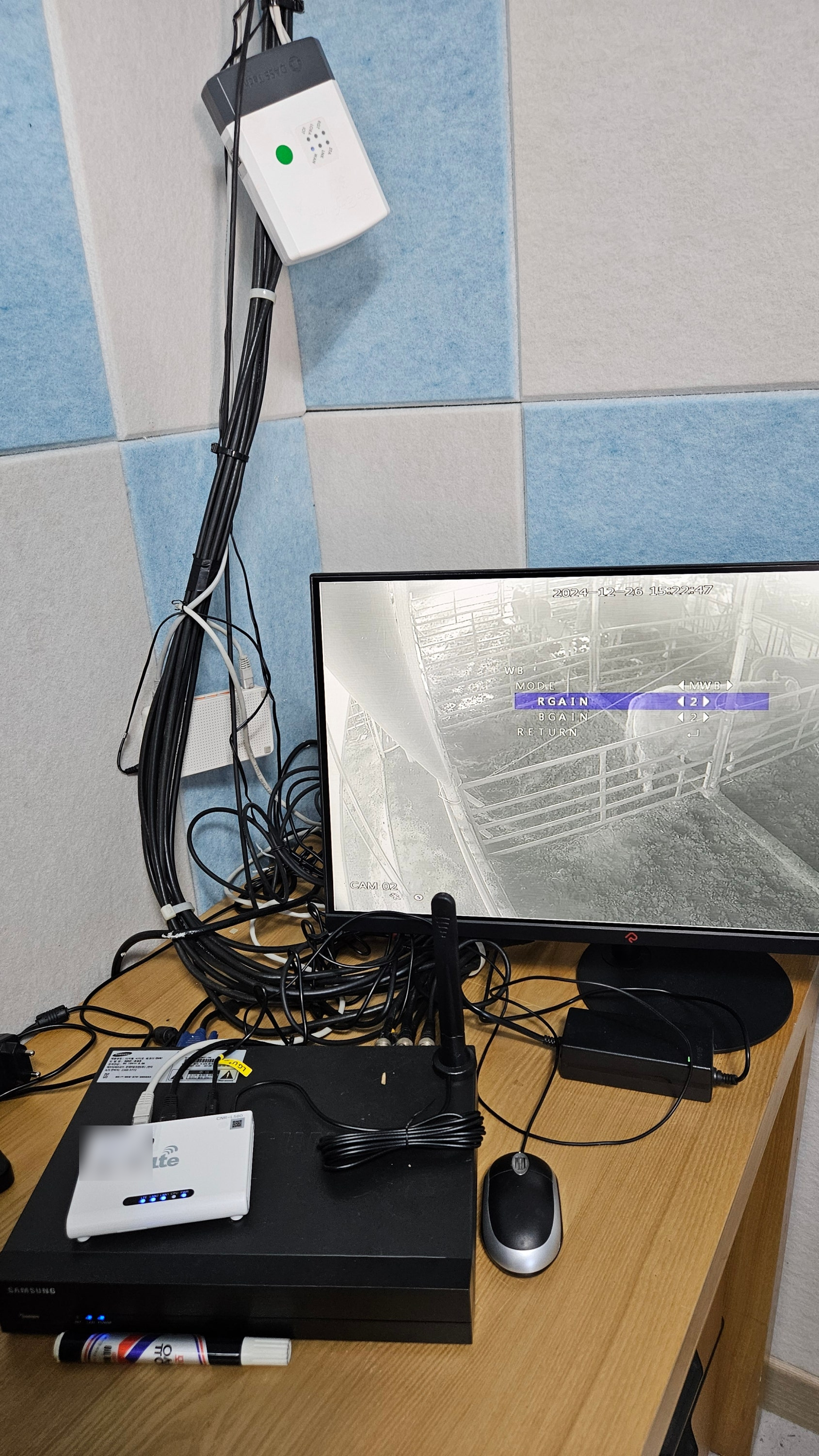 LTE 라우터와 DVR 장비를 활용한 축사 내 CCTV 모니터링 시스템 설치