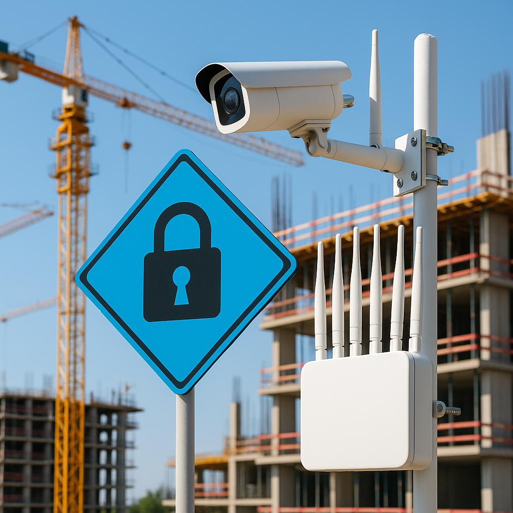 건설현장 지능형 CCTV 관제 모습