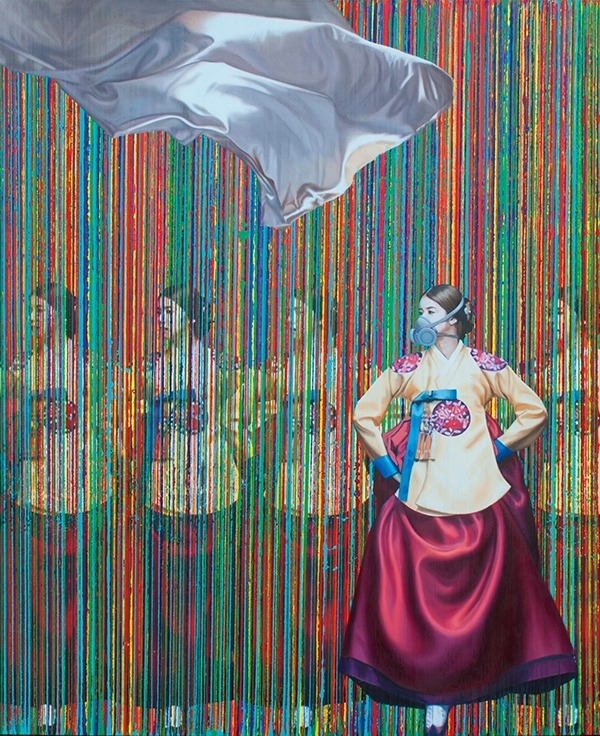 이은지, sign2019-2 162.2 x 130.3cm acrylic and oil on canvas 2019