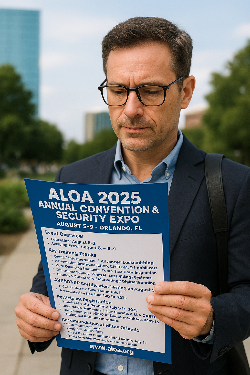 2025 ALOA 연례 컨벤션 참가자 풍경 이미지, 미국 보안 산업 행사 현장 모습 | ALOA 2025 Convention participant landscape with security professionals in the United States