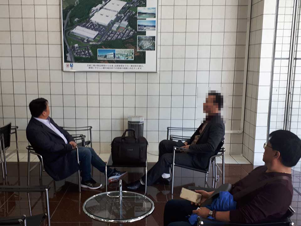 제품 데모룸 내부