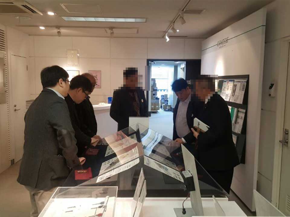 도어락 시연 모습