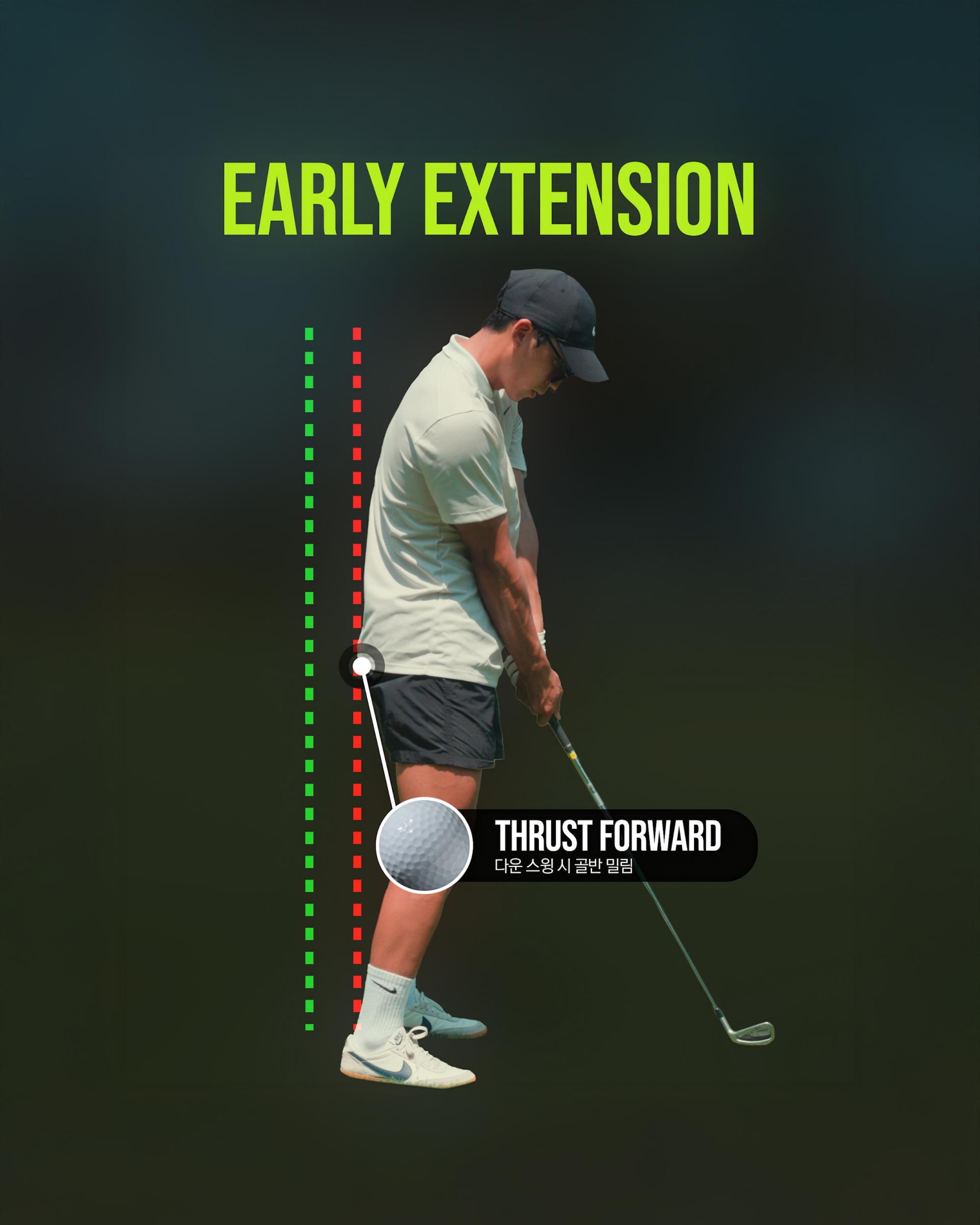 골반밀림,다운스윙자세,임팩트자세,스윙축,스윙축유지