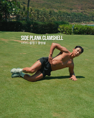 사이드,플랭크,클램쉘,Side,Plank,Clamshell