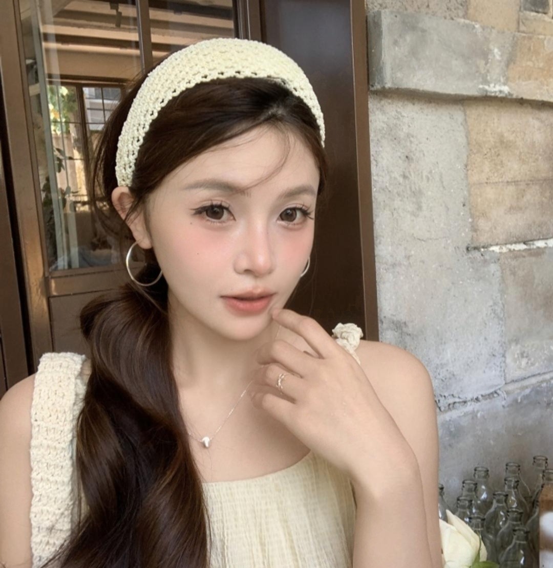 [씨엔엘]라피아 일자 헤어밴드