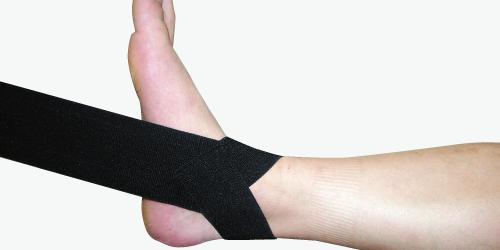 바퀴에 발목을 통과